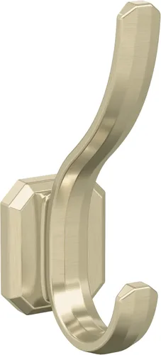 Miniatura 11 de Amerock HBX36693CZ Gancho decorativo de pared Granlyn de doble punta, gancho de bronce champán para abrigos, sombreros, mochilas, bolsas Ganchos