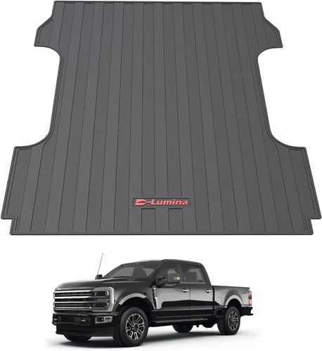 Miniatura 8 de D-Lumina Tapete de cama – Compatible con Ford F250 F350 F450 2017-2024 con camas de 6.8 pies – 3D TPV resistente revestimiento de caja de camión