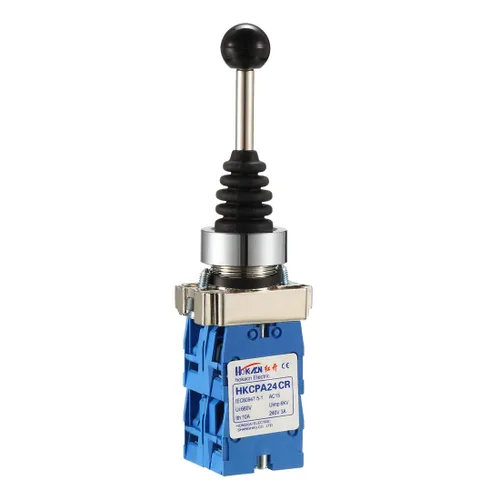 uxcell Controladores de interruptor de palanca de mando 4 posiciones 4NO Tipo momentáneo 150V/250V/600V 0.866 in Montaje en panel