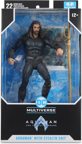 Miniatura 9 de McFarlane Toys - DC Multiverse Aquaman con traje sigiloso (Aquaman y The Lost Kingdom) Figura de acción de 7 pulgadas