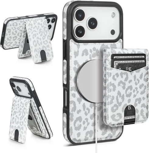 Miniatura 20 de SkyEagle Magsafe - Funda magnética 2 en 1 desmontable para iPhone 11 Pro Max con tarjetero, para mujeres y hombres, piel sintética con bloqueo RFID