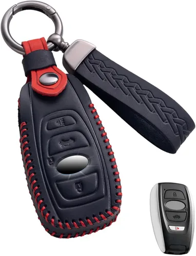 para Subaru Funda para Llavero de Cuero Estuche para Llaves de Coche Llavero Soporte para Llavero Compatible para Forester Impreza Outback Legacy