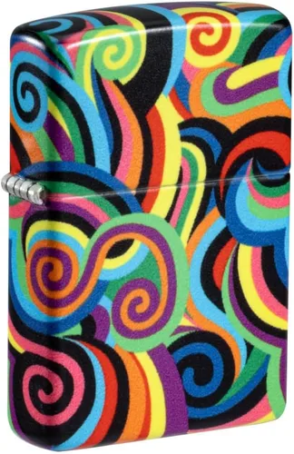 Miniatura 20 de Zippo Fusion Marble Design 540 - Encendedor de bolsillo cromado cepillado con diseño de mármol 540 Mármol de fusión