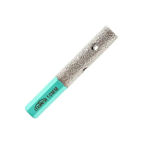 Brocas de diamante para fresar dedos, taladro eléctrico de vástago hexagonal de 3/8 pulgadas (0.394 in) para agrandar, molienda, bordes que salen de