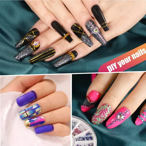 Miniatura 7 de Teenitor Diseñador de bolígrafos de uñas, herramienta de arte de uñas con 15 pinceles de pintura de uñas, herramienta de punteo de uñas, lámina