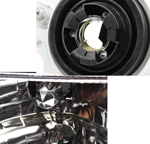 Miniatura 4 de Faros delanteros LED con esquina+luces de señal de parachoques, color negro, compatible con Jeep Grand Cherokee 1993-1998