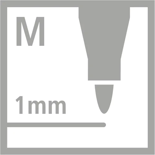 Miniatura 9 de STABILO Bolígrafo de punta de fieltro premium 68 Mini - Cartera de 18 - Colores surtidos