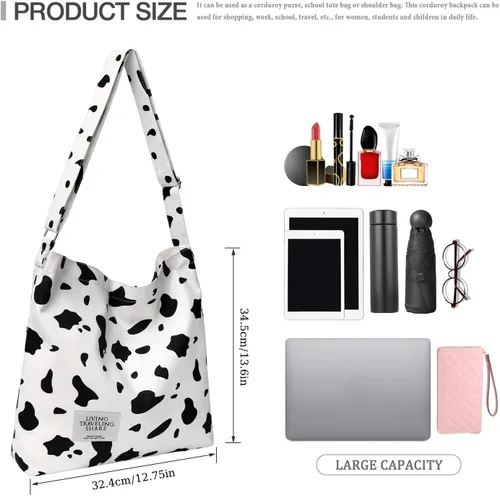 Miniatura 2 de Bolsa de lona con diseño de bolsillo externo, aspecto elegante, correa de hombro ajustable