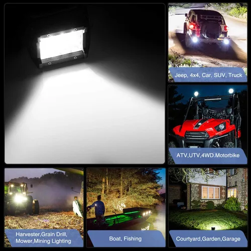 Miniatura 3 de Nilight luz antiniebla. Barra de luces ledes para manejo todoterreno