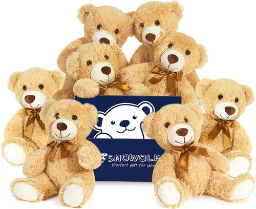 Miniatura 12 de SNOWOLF Oso de Peluche Lindo Juguetes de Animales de Peluche Almohada Oso Muñeca Regalo para Niños y Niñas Cumpleaños Navidad Día de San Valentín