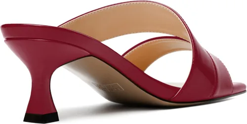 Miniatura 5 de SKYSTERRY Sandalias de tacón bajo con punta abierta para mujer, con tacón bajo, de 2 pulgadas