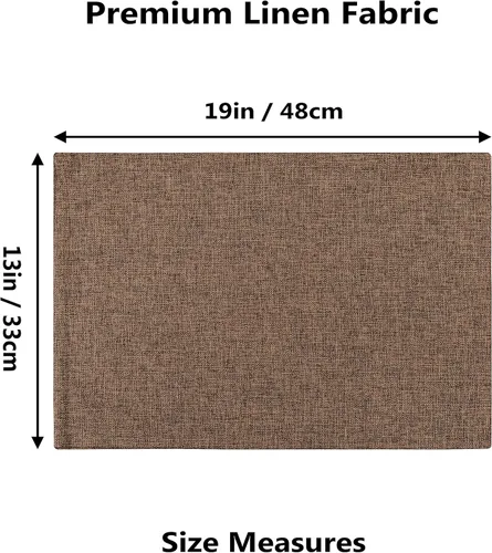 Miniatura 6 de Juego de 6 manteles individuales resistentes al calor para mesa de comedor y cocina de Home Brilliant, manteles individuales para mesa de comedor