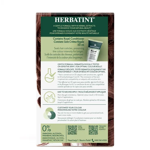 Miniatura 4 de Herbatint 5R - Tinte permanente para el cabello castaño cobre claro, 4 onzas