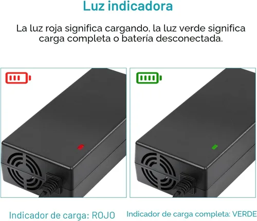 Miniatura 3 de Cargador eléctrico de 54.6V 2A para carga rápida y segura de 48v de batería de iones de litio 13S