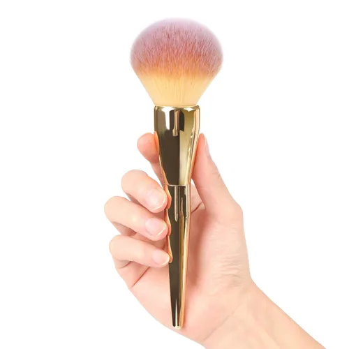 Miniatura 10 de Brocha de base de maquillaje con parte superior plana, Daubigny - gran brocha de polvo premium, brocha de maquillaje Kabuki duradera perfecta