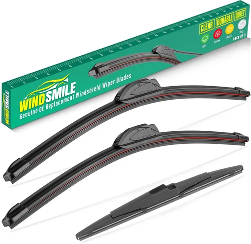 Miniatura 24 de Limpiaparabrisas de 26" 17" 12" para Honda CRV CR-V 2017 2018 2019 2020 2021 2022, juego premium de limpiaparabrisas para todas las estaciones