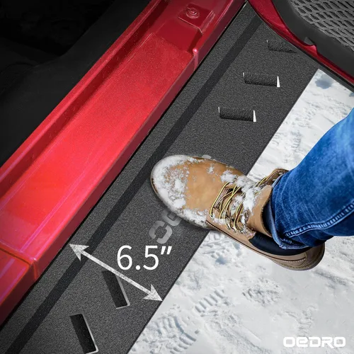 Miniatura 8 de OEDRO - Estribos de 6.5 pulgadas compatibles con 2007-2018 Chevy Silverado/GMC Sierra 1500, 2007-2019 Silverado/Sierra 2500HD 3500HD de 2 filas y 4