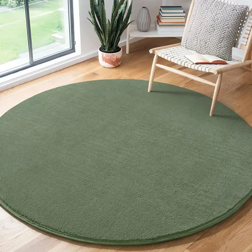Miniatura 40 de Amearea Alfombras Modernas de Área para Dormitorio Sala de Estar, 4x6 Pies Gris Alfombra de Espuma Viscoelástica Engrosada, Alfombras Mullidas