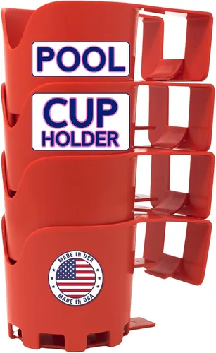 Miniatura 10 de Soporte para vasos, para orilla de alberca, Azul
