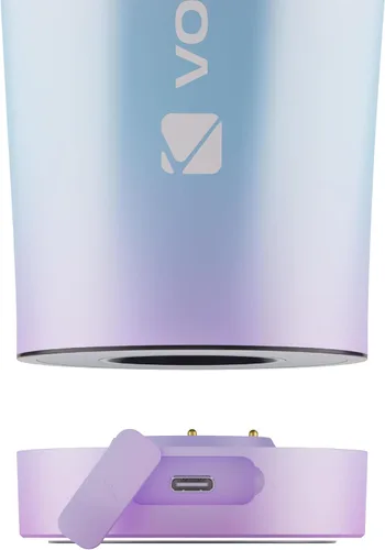 Miniatura 5 de VOLTRX ChillMix - Botella agitadora aislada de acero inoxidable, mezclador eléctrico recargable por USB C, vasos agitadores para batidos