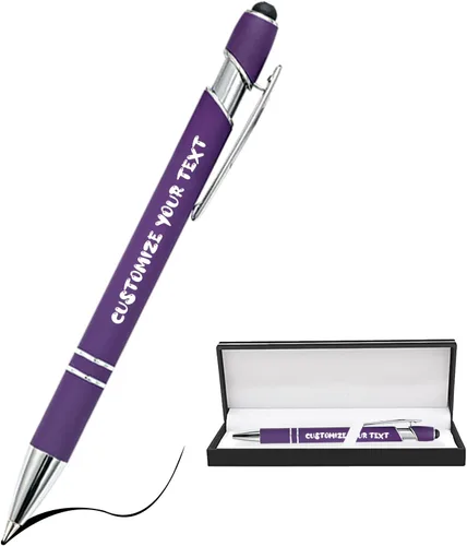 Miniatura 103 de AIFLM Bolígrafos personalizados con nombre a granel hasta 500 unidades de bolígrafos grabados gratis con tu nombre y texto para negocios