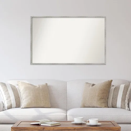 Miniatura 596 de Amanti Art Espejo de baño blanco para sobre el fregadero, 32 x 45 pulgadas, espejo de tocador rectangular blanco esbelto, marco de madera moderno
