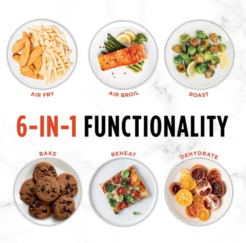 Miniatura 7 de Ninja DualZone 2-Basket Air Fryer, 8-Qt, Smart Finish & Match Cook, 6 Cooking Functions, Cook 2 Foods 2 Ways and Finish at the Same Time, Grey