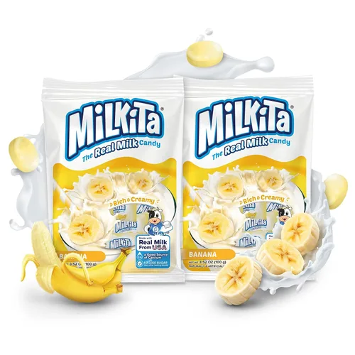 Miniatura 14 de Milkita Bites - Caramelos de leche – Dulces saludables bajos en azúcar con leche real para niños y adultos – Tamaño de bocado, caramelo sin gluten