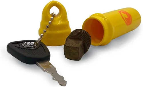 Miniatura 6 de Seahive Llavero flotante (paquete de 2) con contenedor de seguridad impermeable, flotador para llave de barco, pontón, accesorios de pesca, soporte
