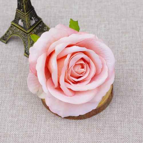 Miniatura 11 de 10 piezas de flores artificiales sin tallo de 3.9 in de cabeza de rosas artificiales estéticas para bodas, ramos, guirnaldas