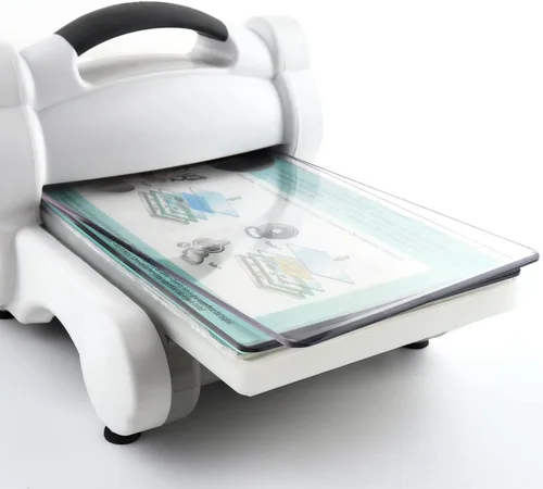 Miniatura 3 de BAOFALI Juego de 3 almohadillas de corte estándar y cuña metálica para máquina de troquelado; Placas de corte de policarbonato transparente, 3 piezas