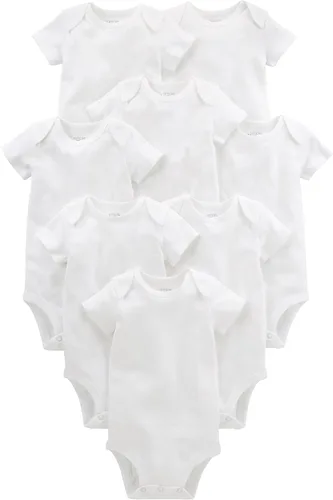 Miniatura 8 de Simple Joys by Carter's Body de manga corta unisex para bebé, paquete de 8