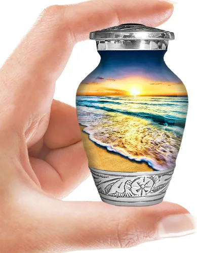 Miniatura 27 de Loving Tribute - Urna de cremación de colibrí para cenizas humanas adultas, gran monumento funerario hecho a mano para recordar a tus seres queridos