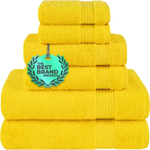 Miniatura 100 de Cotton Paradise - Juego de 4 toallas de mano para baño, 100% algodón turco, toallas suaves y absorbentes para la cara, toallas de mano color gris