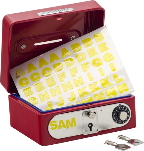 Miniatura 2 de Schylling Locking Cash Box Red, 1 EA