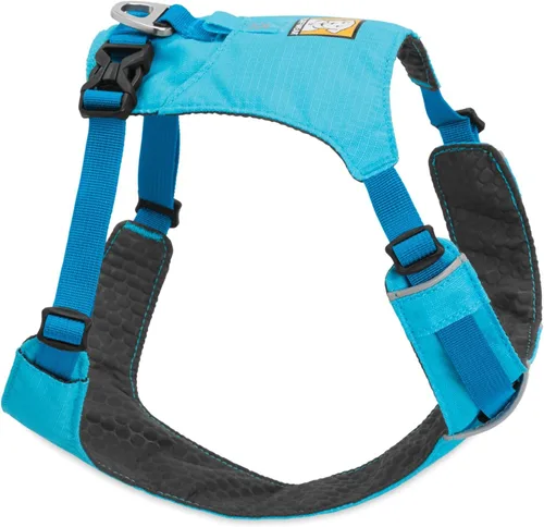 Miniatura 15 de Ruffwear, Hi & Light, Arnés ligero para perro de uso diario, correr en senderos, caminar, senderismo, uso todo el día, rosa alpenglow, XXXS