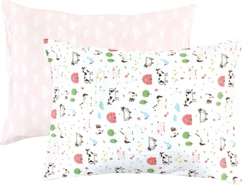 Miniatura 15 de Hudson Baby Funda de almohada unisex de algodón para bebés y niños pequeños, animales del bosque, talla única Forest Animals