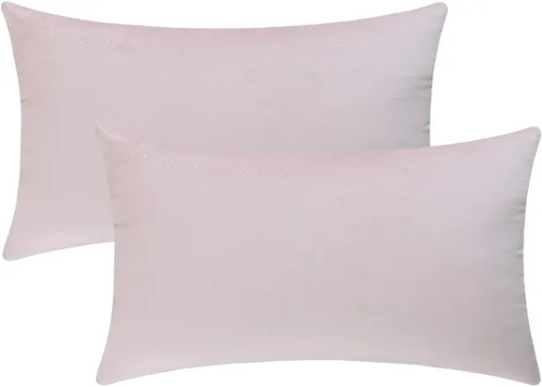 Miniatura 31 de Jeneoo Cómodas fundas de almohada de terciopelo suaves y gruesas para niños, para sofá, fundas de cojín decorativas sólidas cuadradas para Lavanda