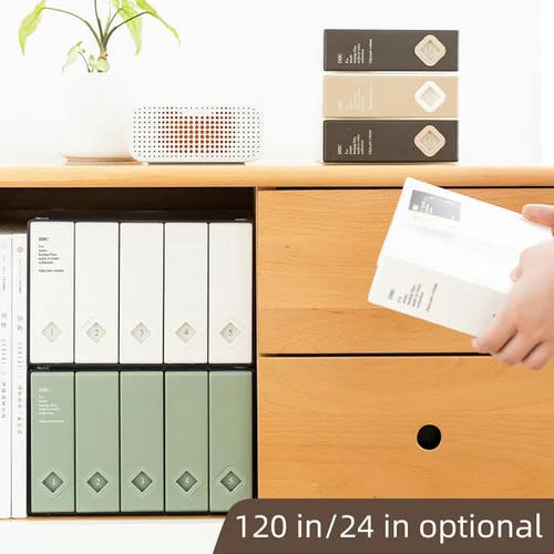 Miniatura 7 de Funda para CD, capacidad para 120 unidades, para CD/DVD, cartera, de plástico duro, para discos de DVD, carpeta de almacenamiento para automóvil