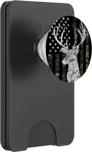 Miniatura 8 de Bandera de camuflaje de caza de ciervos Buck – PopSockets Grip y soporte para teléfonos y tabletas