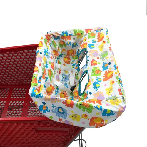 Miniatura 3 de Funda portátil para carrito de compras, fundas para silla alta y carrito de comestibles para bebés, niños, bebés y niños pequeños, bolsa de Colorful