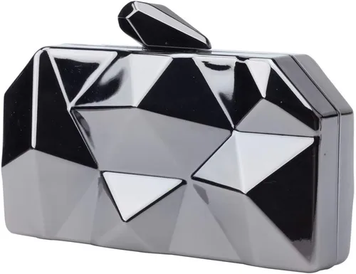 Miniatura 4 de LETODE Women's Elegant Chain Cross-body Bag Metal Hollow Cage Clutch