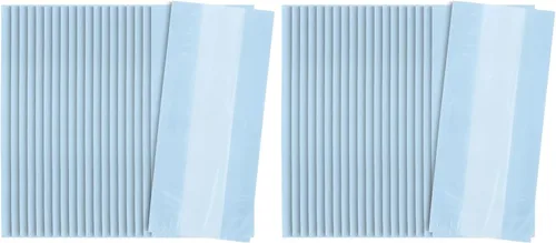 Miniatura 8 de Bolsas de plástico de celofán azul rey para fiesta, 11.5 x 5 pulgadas (30 unidades) Perfectas para regalos, dulces, golosinas Azul real