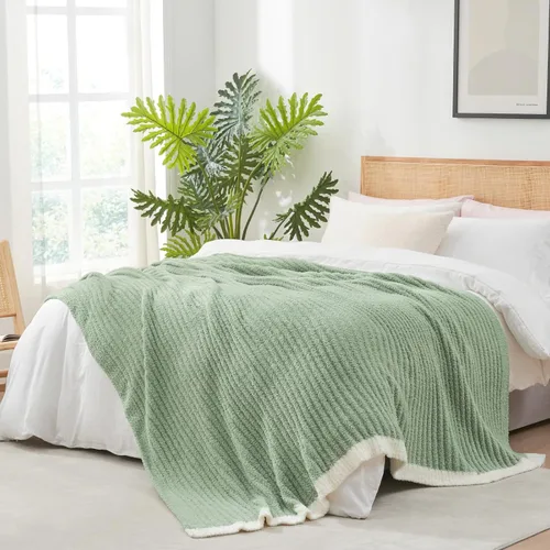 Miniatura 22 de Snuggle Sac Manta de flores de primavera para sofá, de microfibra mullida y cálida para invierno, manta floral de margaritas, lindas mantas