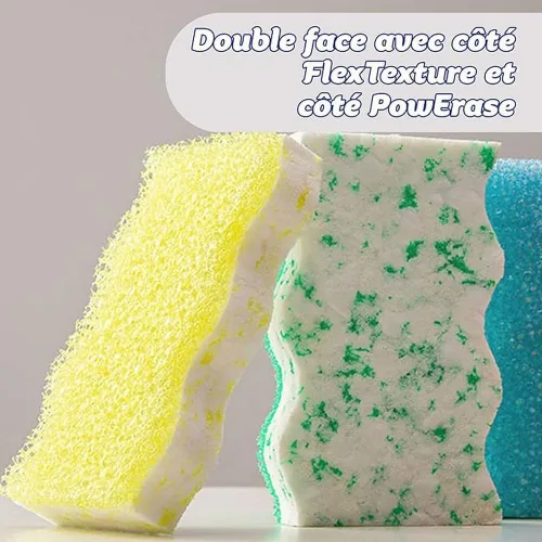 Miniatura 2 de Scrub Daddy Eraser Daddy 10x, esponja mágica para paredes pintadas, limpiador de zócalos, esponjas de melamina, almohadillas de limpieza de doble