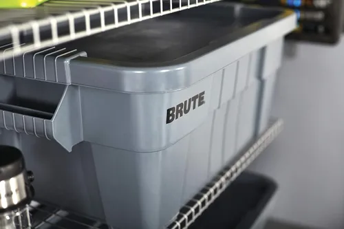 Miniatura 6 de Baúl con tapa Rubbermaid Commercial fg9s3100gray Brute, capacidad de 20 galones, 27-7/8 pulgadas, longitud x 17-3/8 pulgadas, ancho x 15-1/8 Gris