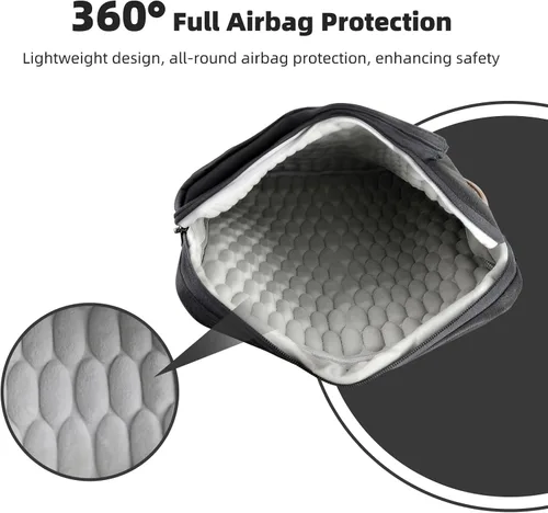 Miniatura 3 de NIMOSA Bolsa para portátil de 15,6 pulgadas, funda resistente al agua para portátil