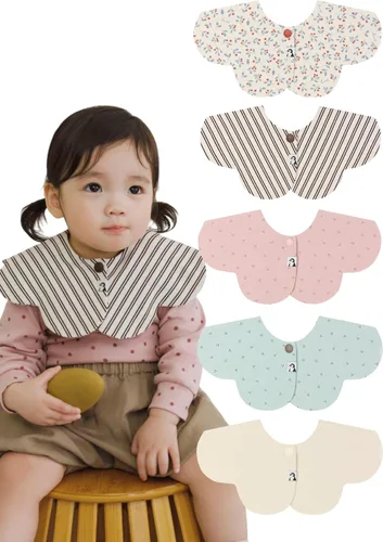 Miniatura 23 de Konny Baby Bib 3/5/7-Pack Set, 360 ° Rotate, Soft and Absorbent Drooling for Toddler Boys Girls Baby Essentials