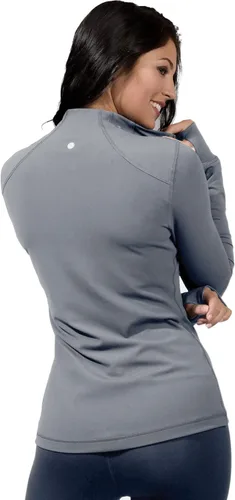 Miniatura 4 de Yogalicious Nude Tech - Chaqueta de manga larga con media cremallera y bolsillos frontales