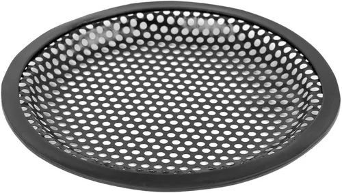 Miniatura 4 de X AUTOHAUX Universal 6 pulgadas altavoz de audio de coche subwoofer metal Waffle Grill cubierta protectora con borde de goma y clips